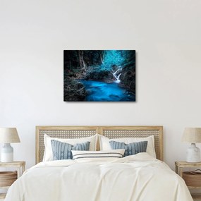 Tablou - Noaptea magică în pădurea tropicală (70x50 cm)