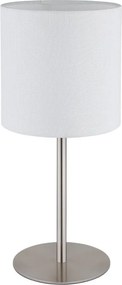 Globo 21440W - Lampă de masă BENSON 1xE27/40W/230V albă
