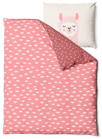 Lenjerie din bumbac pentru copii Bonami Selection Lama, 90 x 130 cm