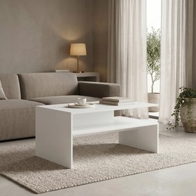 Masuta De Cafea Jelonna Alb 90x60x45 Cm