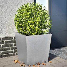 vidaXL Jardiniere grădină, 2 buc., 50x50x50 cm, oțel galvanizat