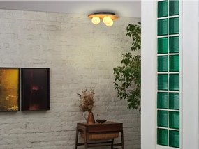 Osram - Plafonieră WOOD NEST 3xG9/5W/230V lemn de cauciuc