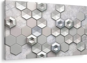 Tablou cu abstracție 3D (90x60 cm)