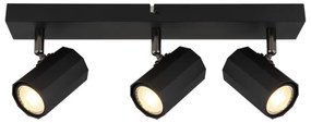 Spot Globo 57918-3B JAMES 3xGU10/25W/230V negru