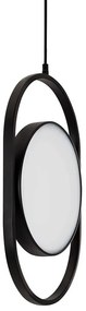 Lustra suspendata LED design minimalist SPINER 26 negru