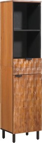 vidaXL Dulap de Baie cu raft Maro 38 x 33 x 160 cm Lemn de mango solid