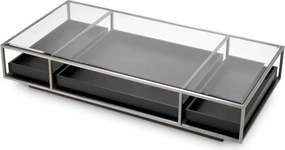 Masuta de cafea design LUX Roxton, negru