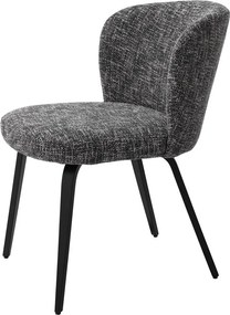 Scaun design LUX Halard, cambon negru 115771 HZ