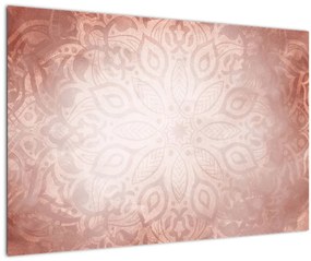 Tablou - Mandala roz (90x60 cm)
