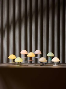 Halo Design 747016 - Lampă de masă CANDY MINI MUSH 1xG9/25W/230V, diam. 17 cm, bej