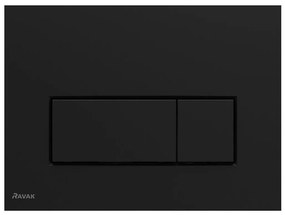Ravak X01744 - Plăcuță de comandă UNI SLIM 24,7 x 16,5 cm, negru