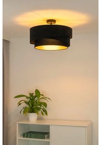 Lustră aplicată Duolla KOBO 1xE27/15W/230V d. 45 cm negru