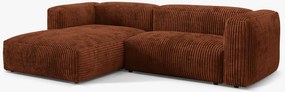Coltar modular Martina corduroy Tilia L283 cm