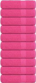 vidaXL Prosoape de mâini, FROGN, 10 buc., roz, 50x100 cm, 360 g/m²