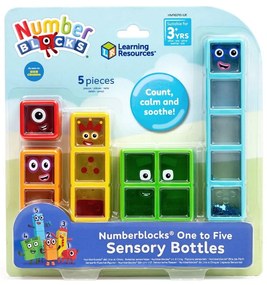 SET EPRUBETE SENZORIALE NUMBERBLOCKS®  - DE LA 1 LA 5 - HAND2MIND (HM96090-UK)