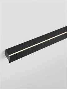 Aplica LED iluminat ambiental perete exterior IP65 PATH negru, 51cm