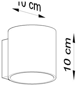 Aplică Sollux Roda, negru