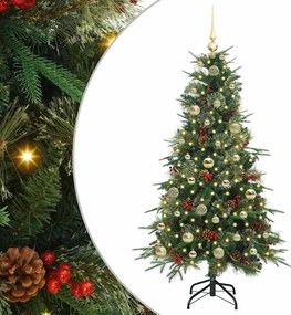 vidaXL Brad de Crăciun artificial cu ramuri articulare Verde 150 cm