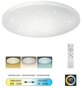 Plafonieră LED dimabilă IPOLY LED/60W/230V 2700-6500K + telecomandă