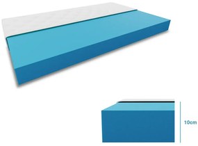 Saltea din spuma Economy 90 x 200 cm Protectie saltea: FARA protectie saltea