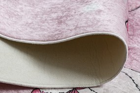 BAMBINO 2185 covor lavabil Balerina, pisicuta pentru copii anti-alunecare roz - SECUNDAR-COTATI PRODUSUL