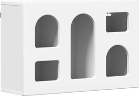 vidaXL Dulap suspendat cu raft Alb 60 x 20 x 40 cm Lemn compozit