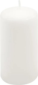 Set de lumânări pilon, 11,5 cm, Ø 6 cm, alb, 18 buc.