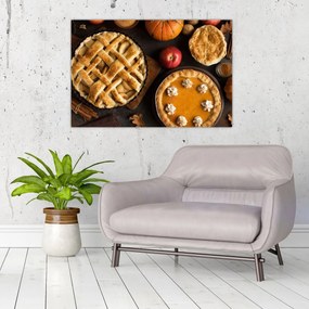 Tablou - Plăcintă de dovleac (90x60 cm)