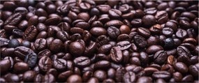 Tablou cu boabe de cafea (120x50 cm)