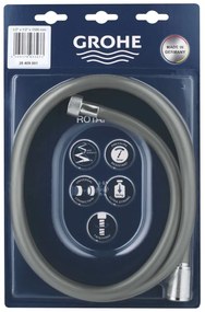 Furtun de dus Grohe Rotaflex, 1.5 m, anti-indoire, anti-rasucire - 28409001