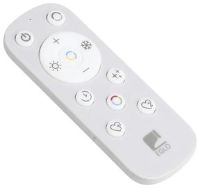 Lustră LED dimabilă pe cablu Eglo 901637 PARRUTA LED/40W/230V negru + telecomandă