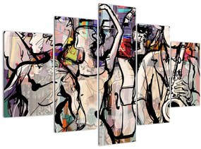 Tablou - Seara de jazz (150x105 cm)