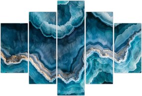 Tablou - Detaliu de acvamarin (150x105 cm)