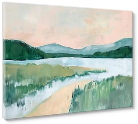 Tablou 70x100 cm Gouache Lake – Styler
