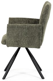 Set de scaune de sufragerie cu mecanism deîntoarcere DCH-W1117 GRN2, 2 buc.