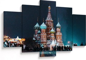 Tablou construcției din Rusia (150x105 cm)
