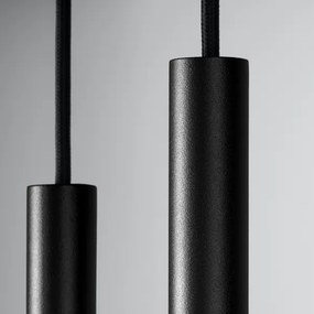 Lustră pe cablu Sollux SL.1304 PASTELO 2xG9/8W/230V negru