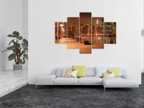 Tablou - Noaptea orașului (150x105 cm)