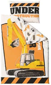 Lenjerie de pat din bumbac luminiscente BAGR portocalie Dimensiune lenjerie de pat: 70 x 90 cm | 140 x 200 cm