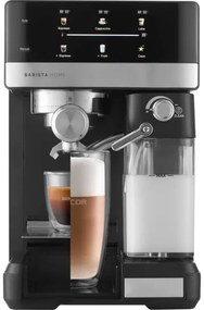 Sencor - Espressor manual cu portafiltru, 1350 W/230 V, negru/crom mat