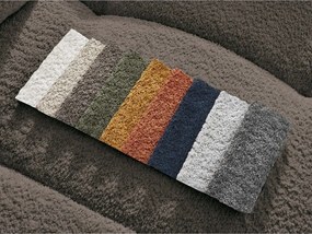 Taburet maro cu tapițerie din țesătură bouclé Roxelane – Bobochic Paris