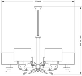 Candelabru elegant design modern Bolt