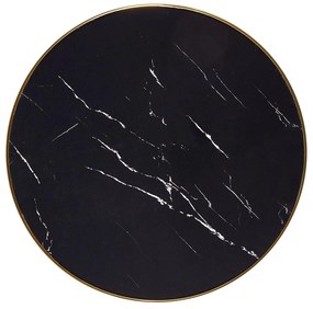 Masa de bucaterie Molina, neagra/aurie
