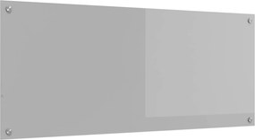 vidaXL Panou de bucătărie Gri deschis 120 x 50 cm sticlă securizată