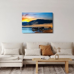 Tablou - Alimentarea cu energie electrică (90x60 cm)