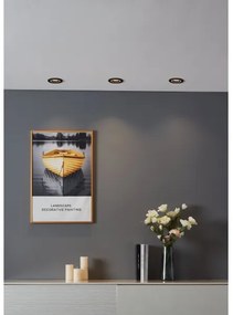 Corp de iluminat LED RGBW încastrat dimabil Eglo 900764 CAROSSO-Z 4,7W/230V negru