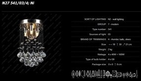 Aplica de perete moderna cristal Bohemia N27 541/03/4