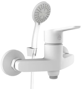 Baterie dus Rubineta Uno monocomanda negru mat cu set de dus para 3 functii