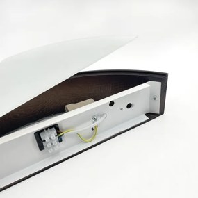 Brilagi - Aplică LED de perete CARVALHO SMOKEY 1xE27/60W/230V, stejar