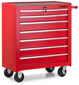 Cărcucior de atelier Foxigy, 7 sertare, fără scule